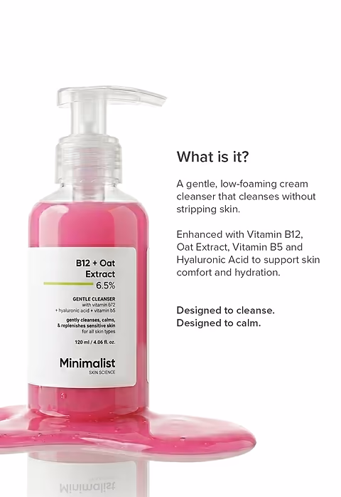 B12 + Oat Extract 6.5% Gentle Cleanser