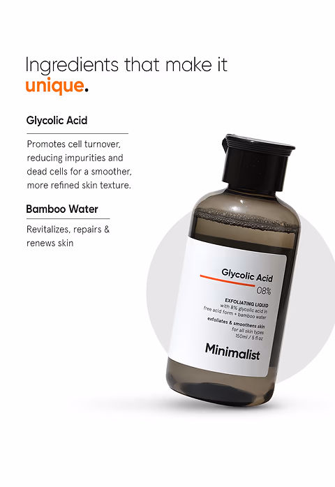 Glycolic Acid 8% Exfoliating Liquid