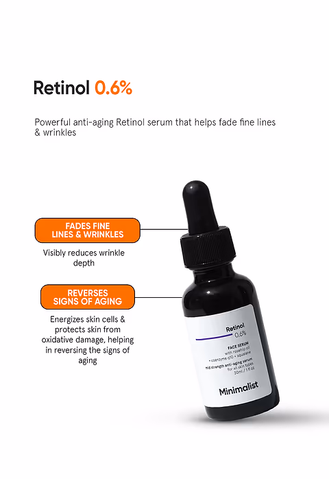 Retinol 0.6% Face Serum