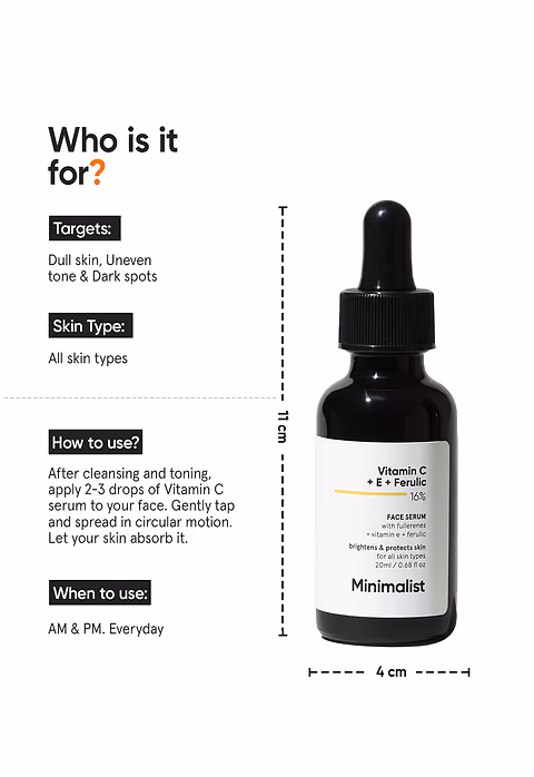Vitamin C + E + Ferulic 16% Face Serum