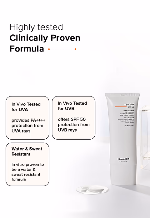 Light Fluid SPF 50 Sunscreen