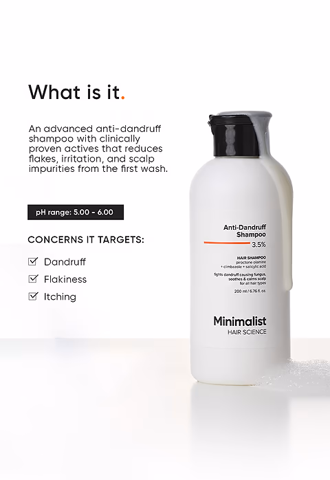 Anti Dandruff Shampoo 3.5%