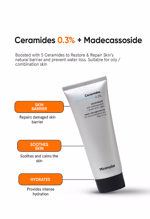 Ceramides 0.3% + Madecassoside Moisturizer