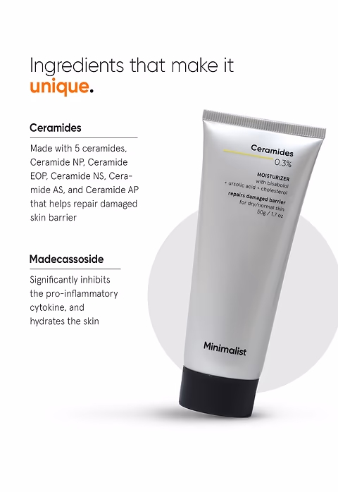 Ceramides 0.3% + Madecassoside Moisturizer