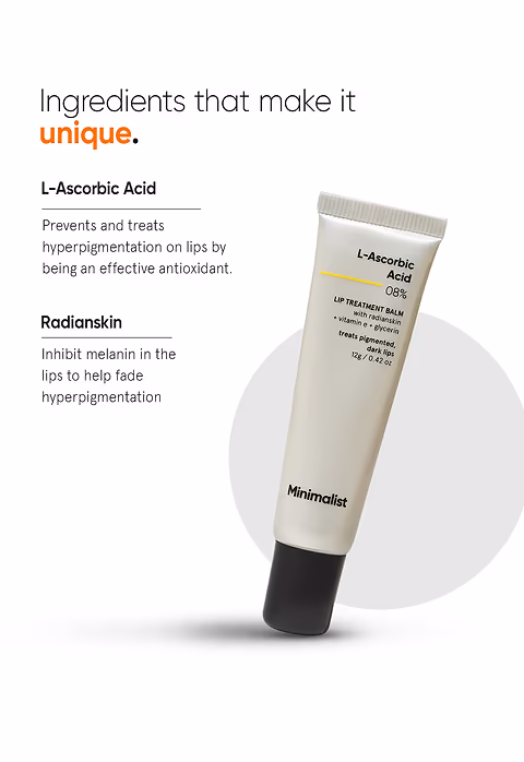 L-Ascorbic Acid 8% Lip Treatment Balm