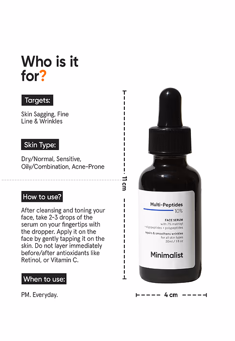 Multi-Peptides 10% Face Serum
