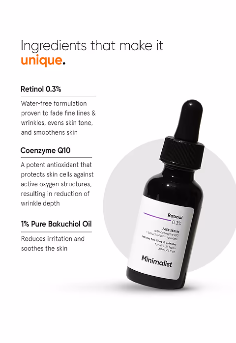 Retinol 0.3% Face Serum