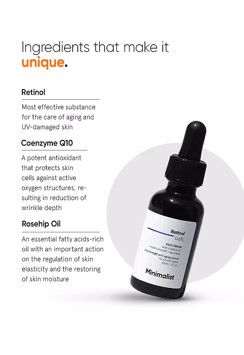 Retinol 0.6% Face Serum
