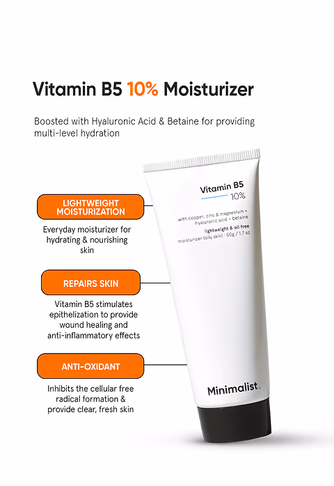 Vitamin B5 10% Moisturiser