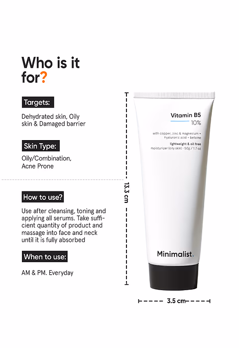 Vitamin B5 10% Moisturiser