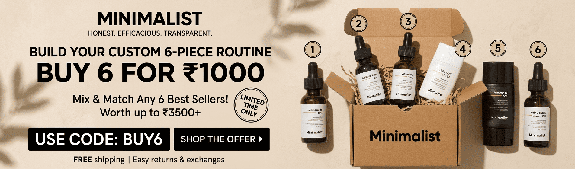 Buy 6 for 1000